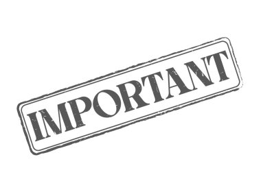 Özeti ve metni olan önemli bir Kauçuk Damga Mührü