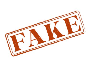 Taslak ve Metin içeren Sahte Kauçuk Mühür