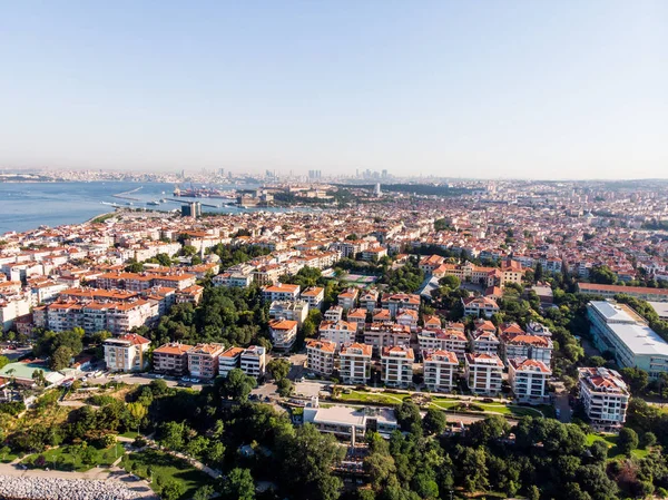 Аэродрон Видом Море Кадикой Моды Стамбуле Ошибка — стоковое фото