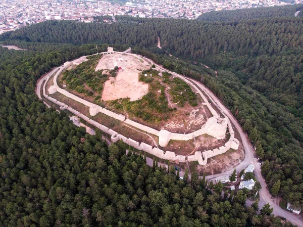 Luftaufnahme Der Burg Aydos Sultanbeyli Istanbul Historische Burg — Stockfoto