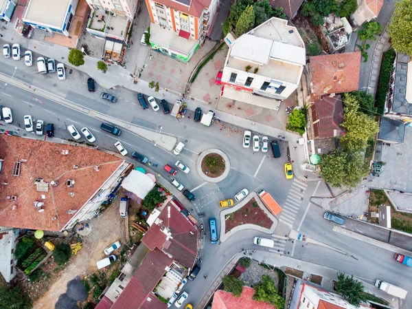 Estambul Turquía Febrero 2018 Vista Aérea Drones Urbanización Planificada Estambul —  Fotos de Stock