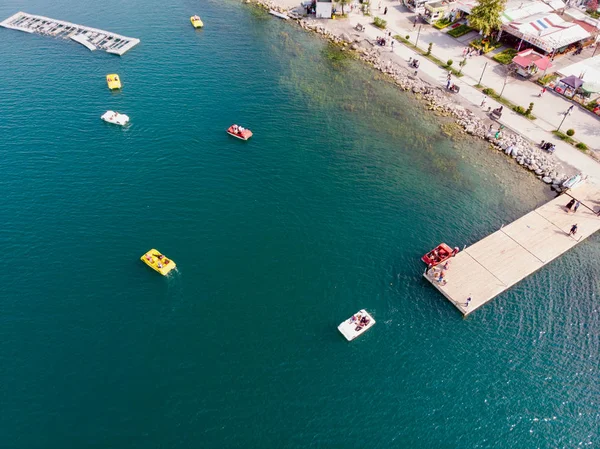 Στη Λίμνη Sapanca Επαρχία Σαγγάριου Τουρκία Παραθαλάσσια Θαλάσσιο Ποδήλατο — Φωτογραφία Αρχείου