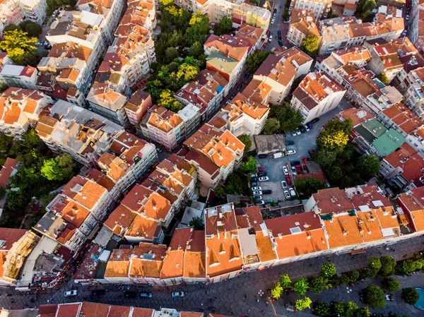 Vista Aérea Del Dron Urbanización Planificada Estambul Capa Sehremini Aksaray —  Fotos de Stock