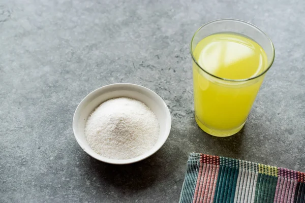 Anlık Limon Limonata Içecek Için Meyve Suyu Pektin Tozu Aromalı — Stok fotoğraf