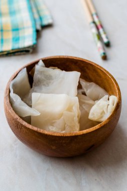 Sushi Ginger, tatlı turşu zencefil, Japon yemekleri. Geleneksel gıda.