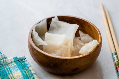 Sushi Ginger, tatlı turşu zencefil, Japon yemekleri. Geleneksel gıda.