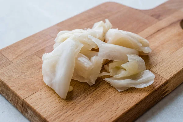 Суши Джинджер Сладкая Маринованная Имбирь Японская Еда Традиционная Еда — стоковое фото