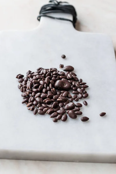 Chocolate Covered Sunflower Seeds Kernel Seeds Organic Snacks — Stock Photo, Image
