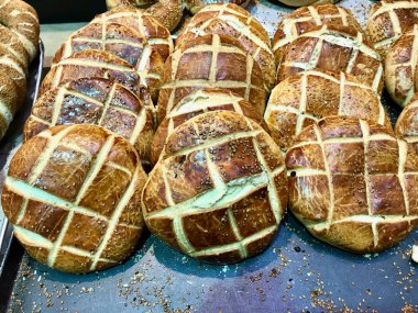 Kete, geleneksel Türk pasta. Erzurum dan ev yapımı ekmek