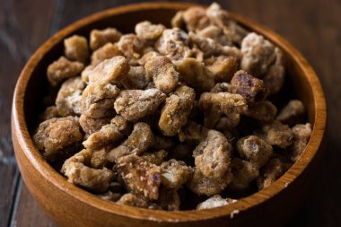 Kurutulmuş tarihi meyve adet ahşap kase / organik kuru meyve Snack