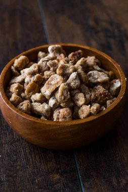 Kurutulmuş tarihi meyve adet ahşap kase / organik kuru meyve Snack