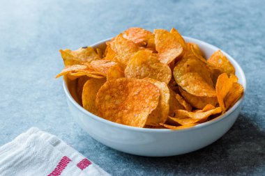 Ev yapımı organik tatlı patates kızartması / Chips Yam