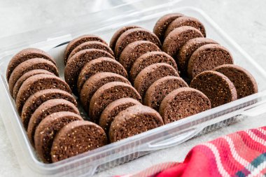 Plastik Bardak Paketi kakao çikolata ile Haşhaş Tohumu Çerezler 