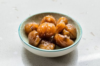 Türk kestane tatlı / Bursanın Sekeri. Geleneksel Gıda.