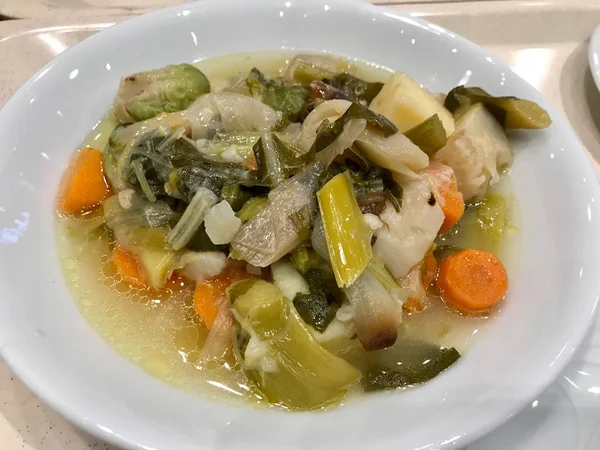 Turkish Food Turlu Mixed Vegetables with Cubed Meat / Winter Kis Turlusu. — стокове фото