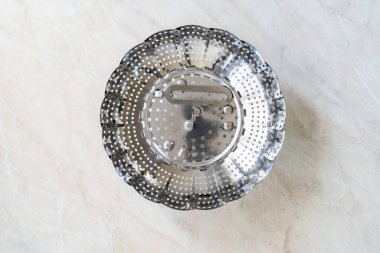 Metal Buharlı Basket Mutfağı Utensil. Kullanmaya Hazır.