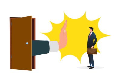 Şirket tarafından çalışanların tek taraflı işten çıkarılması. Stok illüstrasyonu