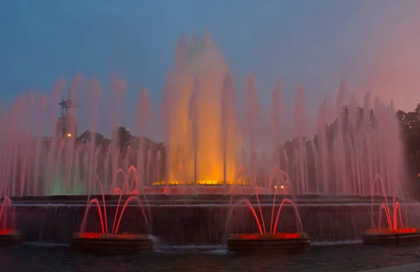 Fuente Mágica Montjuic Barcelona — Foto de Stock