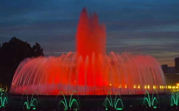 Fontana Magica Montjuic Barcellona — Foto Stock