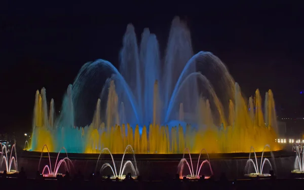 Fontana Magica Montjuic Barcellona — Foto Stock