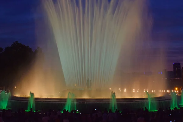 Fontana Magica Montjuic Barcellona — Foto Stock