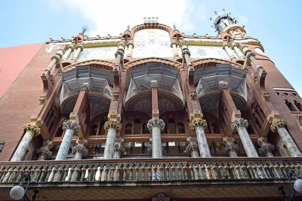 Paleis Voor Catalaanse Muziek Barcelona — Stockfoto
