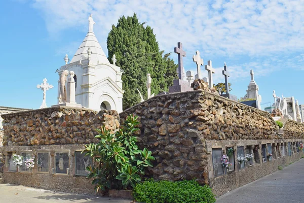 Hřbitov Pueblo Nuevo Barceloně — Stock fotografie