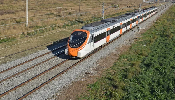 Tren Pasajeros Barcelona — Foto de Stock