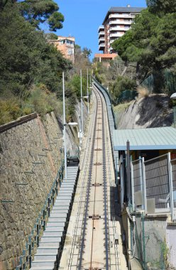 Barcelona'da Tibidabo füniküler