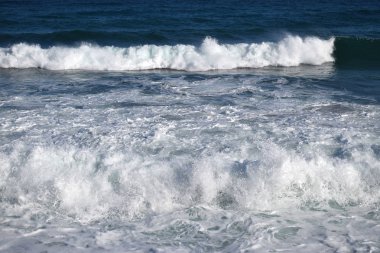 Deniz kıyılmış Cabrera de Mar Barcelona