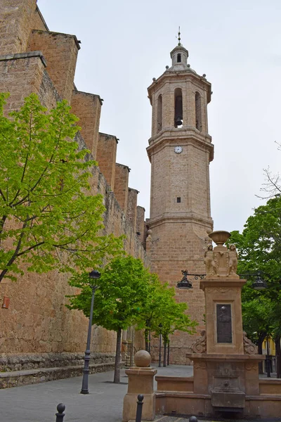 Церква Санта Еулалія Еспаррагуері — стокове фото