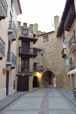 Teruel Ispanya eyaletinde Rubielos de Mora