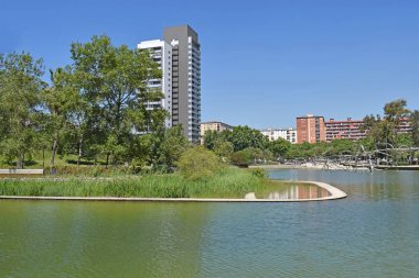 Barcelona'da Diagonal mar park