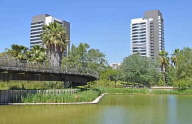 Barcelona'da Diagonal mar park