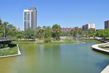 Barcelona'da Diagonal mar park