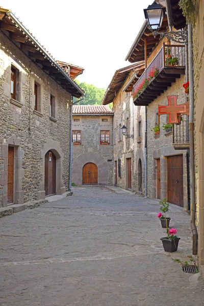 Rupit Středověké Město Provincii Barcelona — Stock fotografie