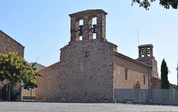 Μνημειακό Σύνολο Egara Ναός Του Σαν Πέδρο Στην Ταρράσα Βαρκελώνη — Φωτογραφία Αρχείου