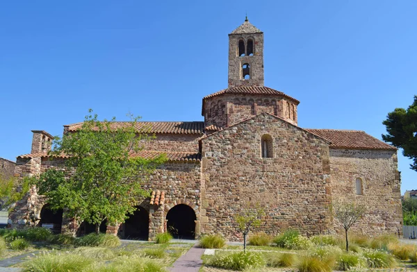 Egara Anıtsal Kompleksi Tarrasa Barselona Santa Maria Kilisesi — Stok fotoğraf