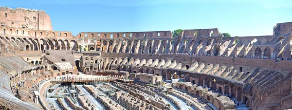 Κολοσσαίο Της Ρώμης Αμφιθέατρο Flavio Εσωτερικό Ρώμη Ιταλία — Φωτογραφία Αρχείου