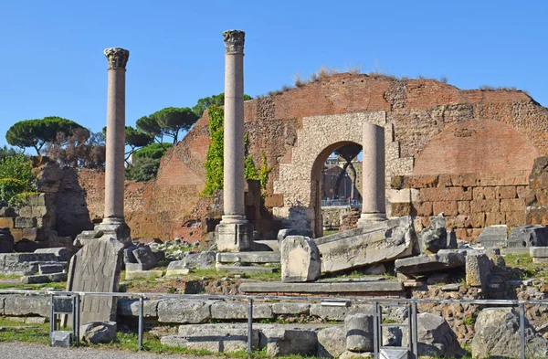 Rovine Nel Foro Romano Roma — Foto Stock