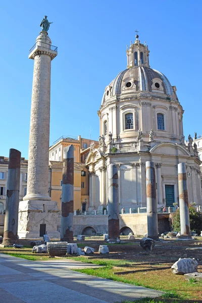 Foro Romano Trajano Roma Italia — Foto de Stock