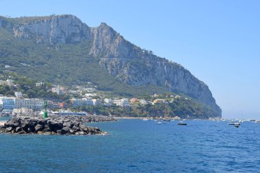 İtalya Napoli'deki Capri Adası
