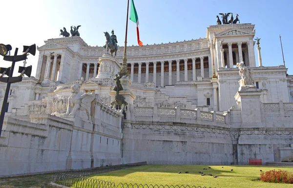 Vittorio Emanuele Róma Olaszország — Stock Fotó