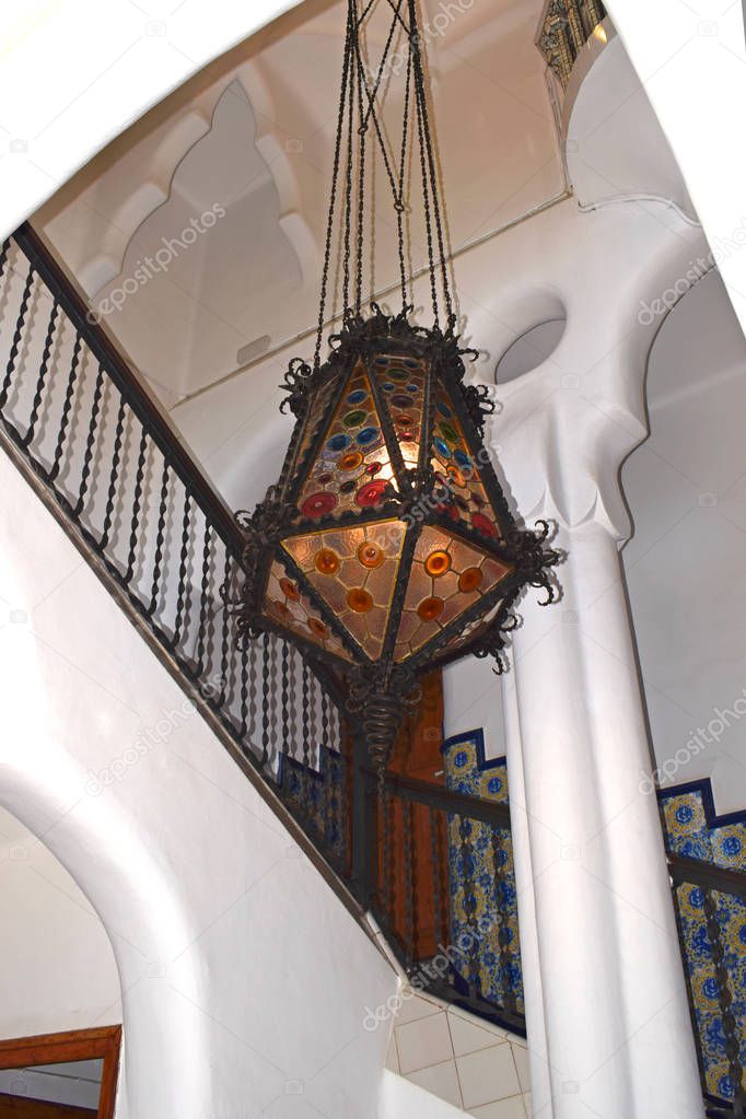 Torre Bellesguard, architect Antonio Gaudi in Barcelona