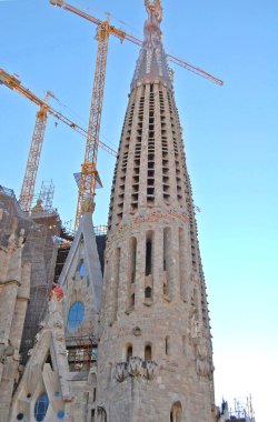 Barcelona Spai 'deki Sagrada Familia.