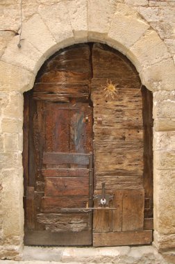 Gerona Katalonya 'daki Besalu ortaçağ şehri Spai