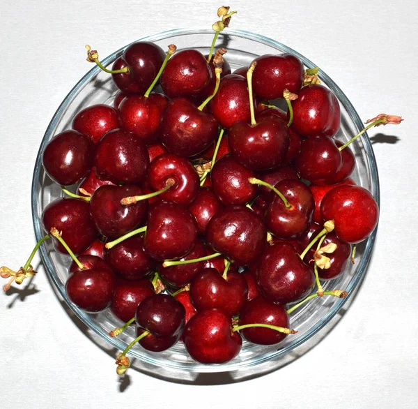 Cherries Fresh Tree Fruit — Stock Photo, Image