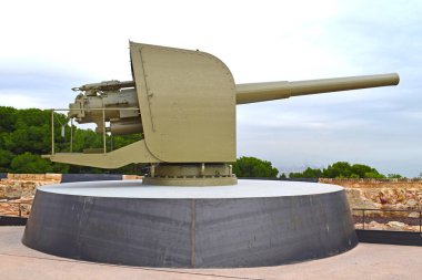 Barcelona Spai 'deki Montjuic Kalesi