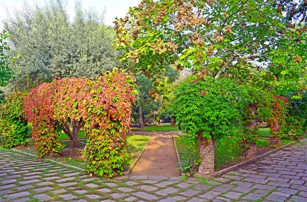 Jardins Montjuic Public Park Barcelona Spai — Fotografia de Stock