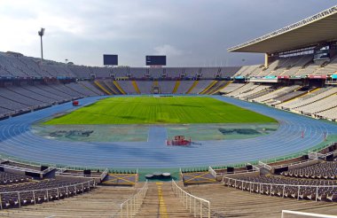 Barselona Olimpiyat Stadyumu Katalonya Spai